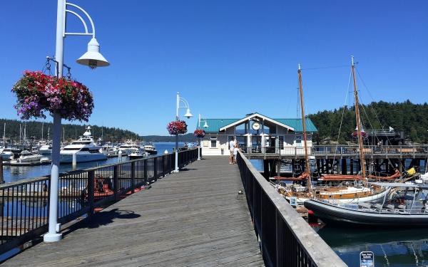 Friday Harbor Dock on San Juan Island
